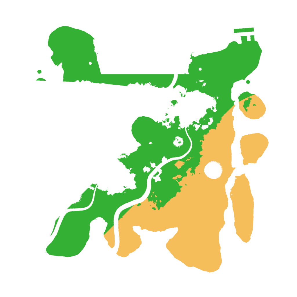 Biome Rust Map: Procedural Map, Size: 3000, Seed: 845891497
