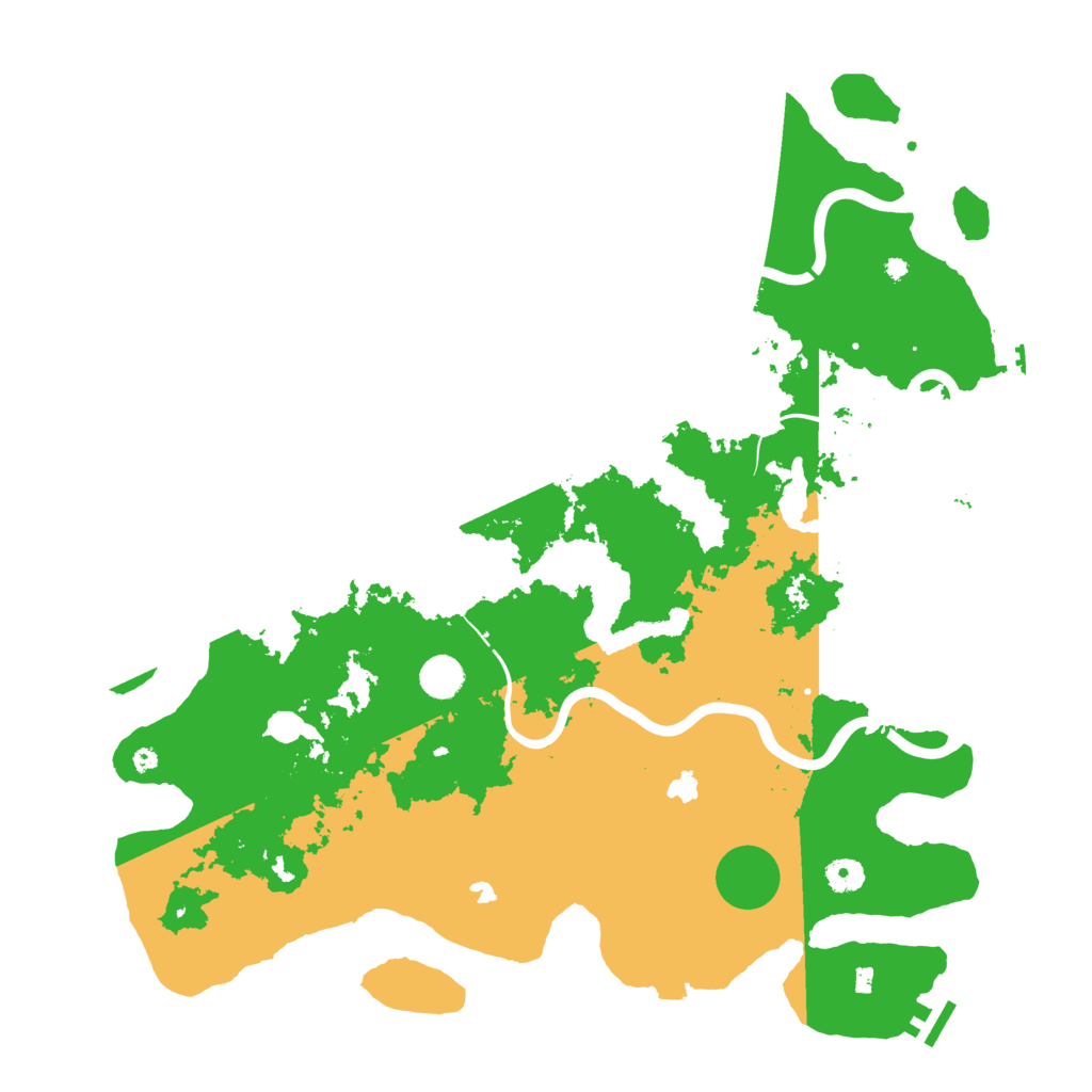 Biome Rust Map: Procedural Map, Size: 4500, Seed: 243758690
