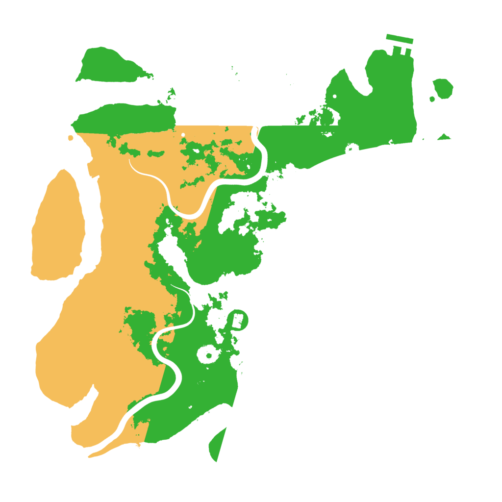 Biome Rust Map: Procedural Map, Size: 3750, Seed: 285780849