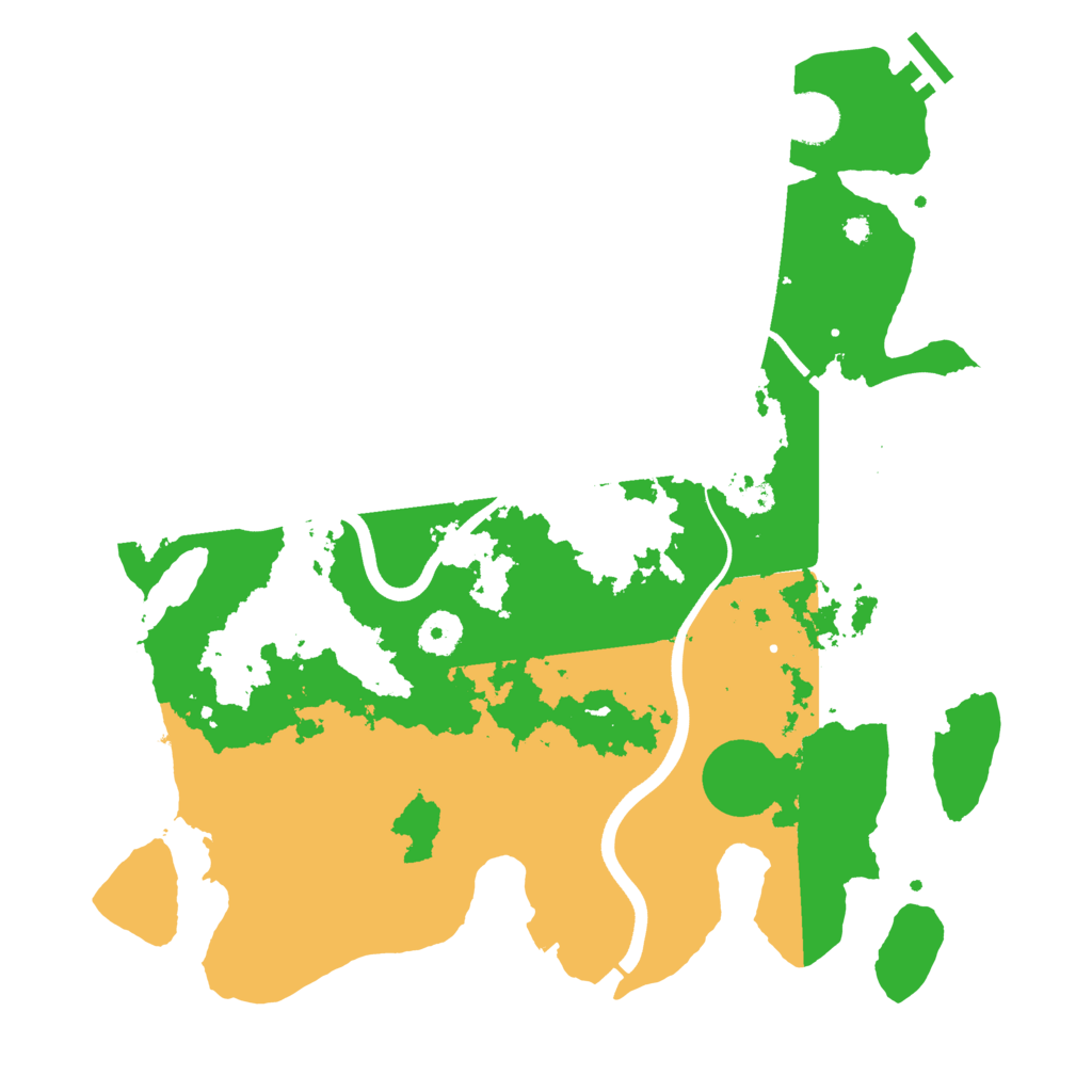 Biome Rust Map: Procedural Map, Size: 3750, Seed: 843399994