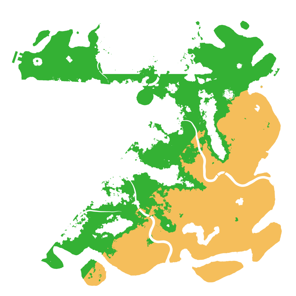 Biome Rust Map: Procedural Map, Size: 5000, Seed: 1184337684