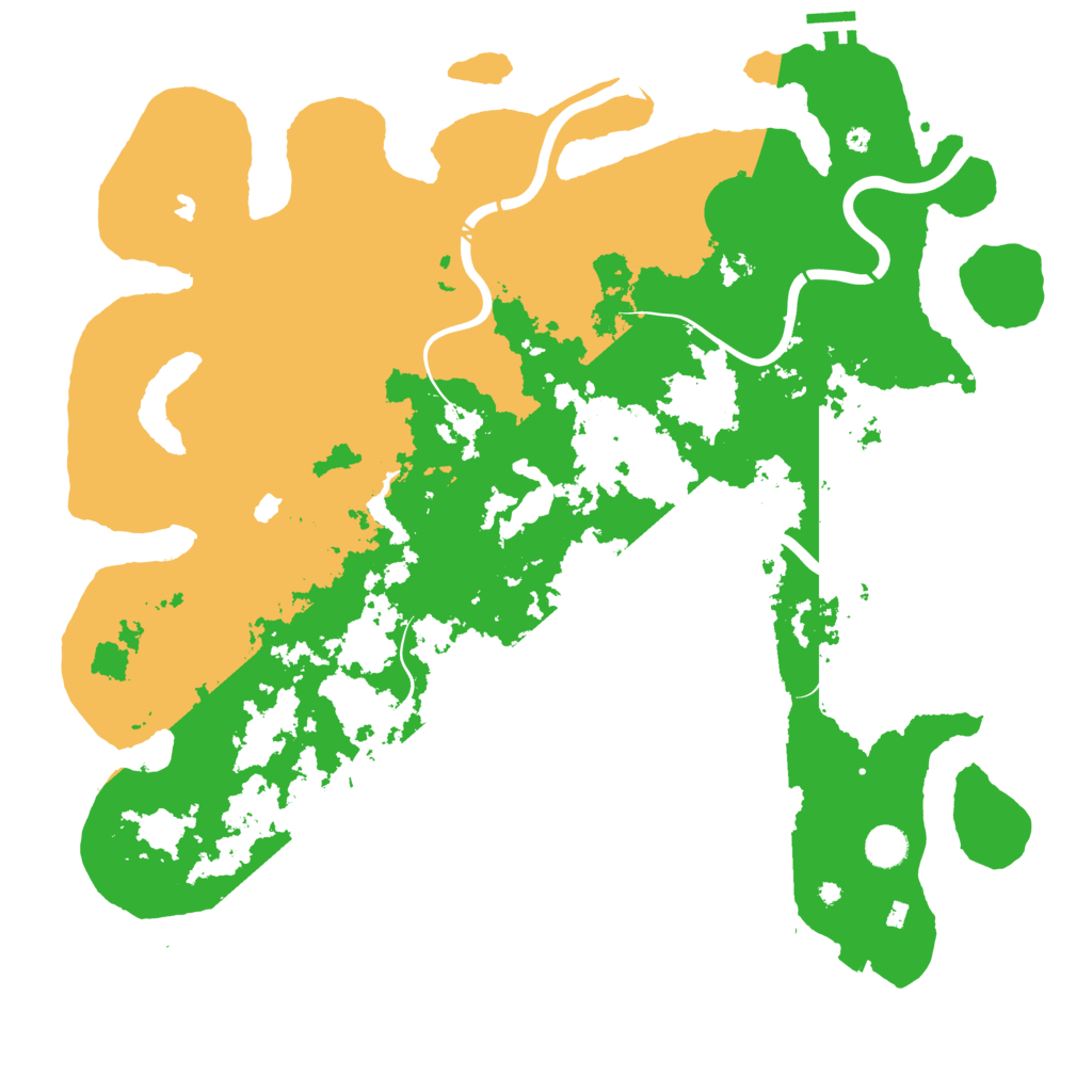 Biome Rust Map: Procedural Map, Size: 4500, Seed: 519005414