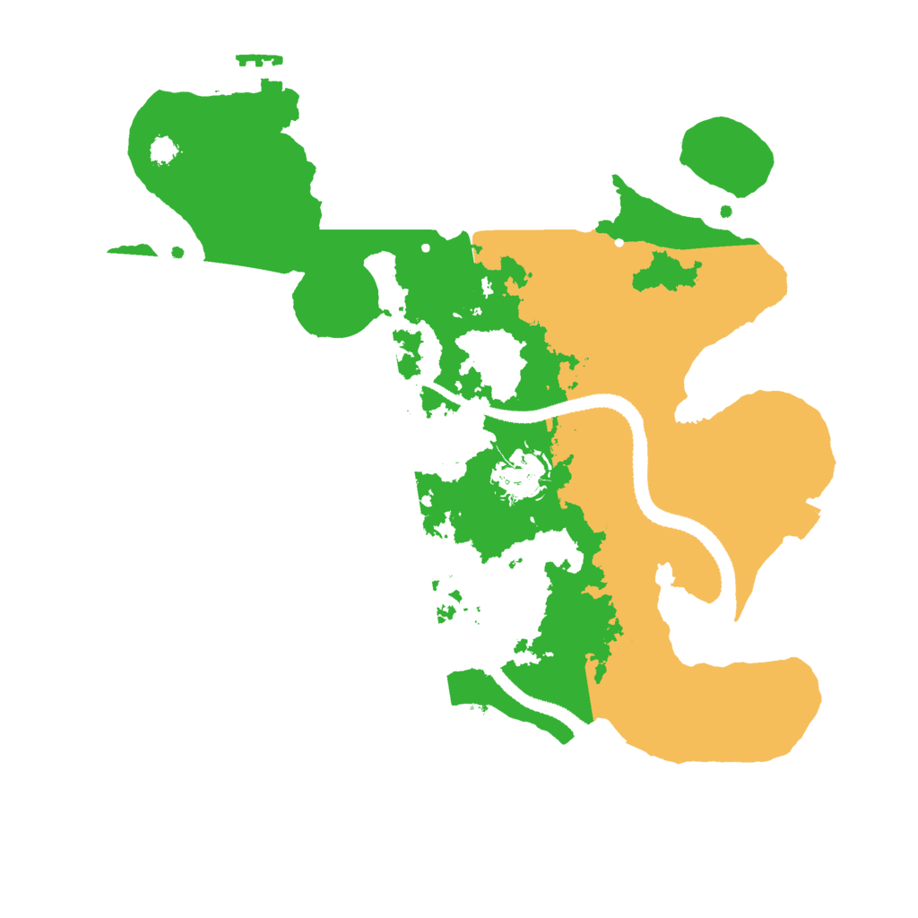 Biome Rust Map: Procedural Map, Size: 3000, Seed: 1256581892