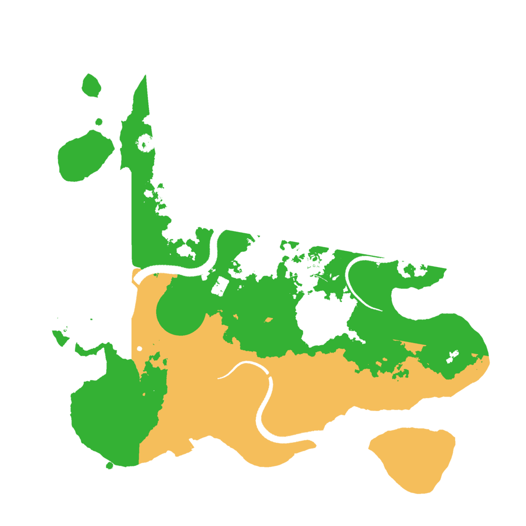 Biome Rust Map: Procedural Map, Size: 3000, Seed: 1523907241