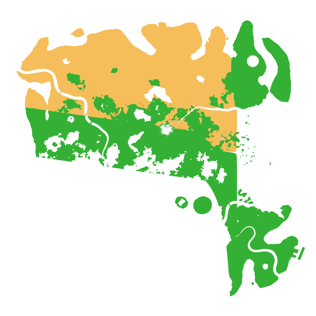 Biome Rust Map: Procedural Map, Size: 4800, Seed: 315155900