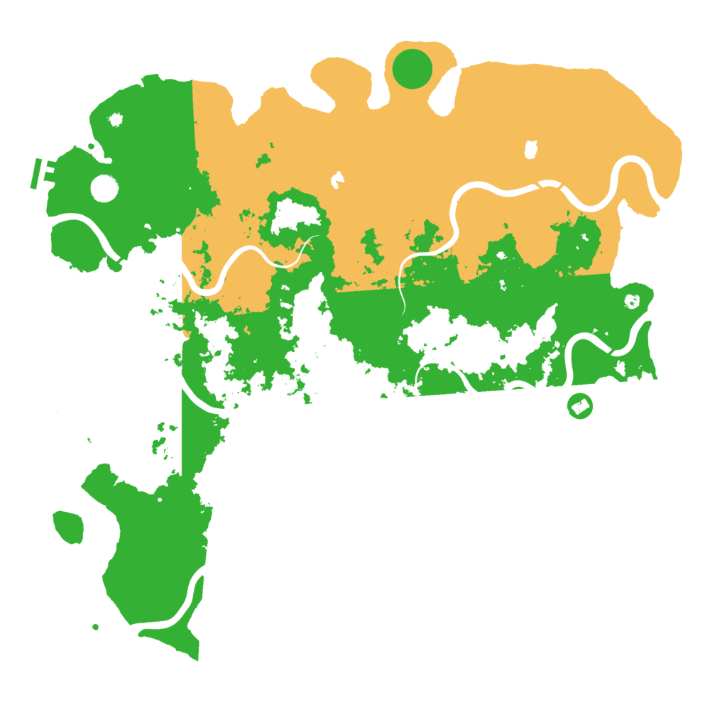 Biome Rust Map: Procedural Map, Size: 4800, Seed: 4563241