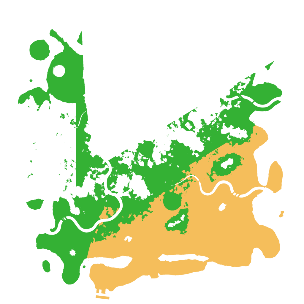 Biome Rust Map: Procedural Map, Size: 4500, Seed: 1383531910