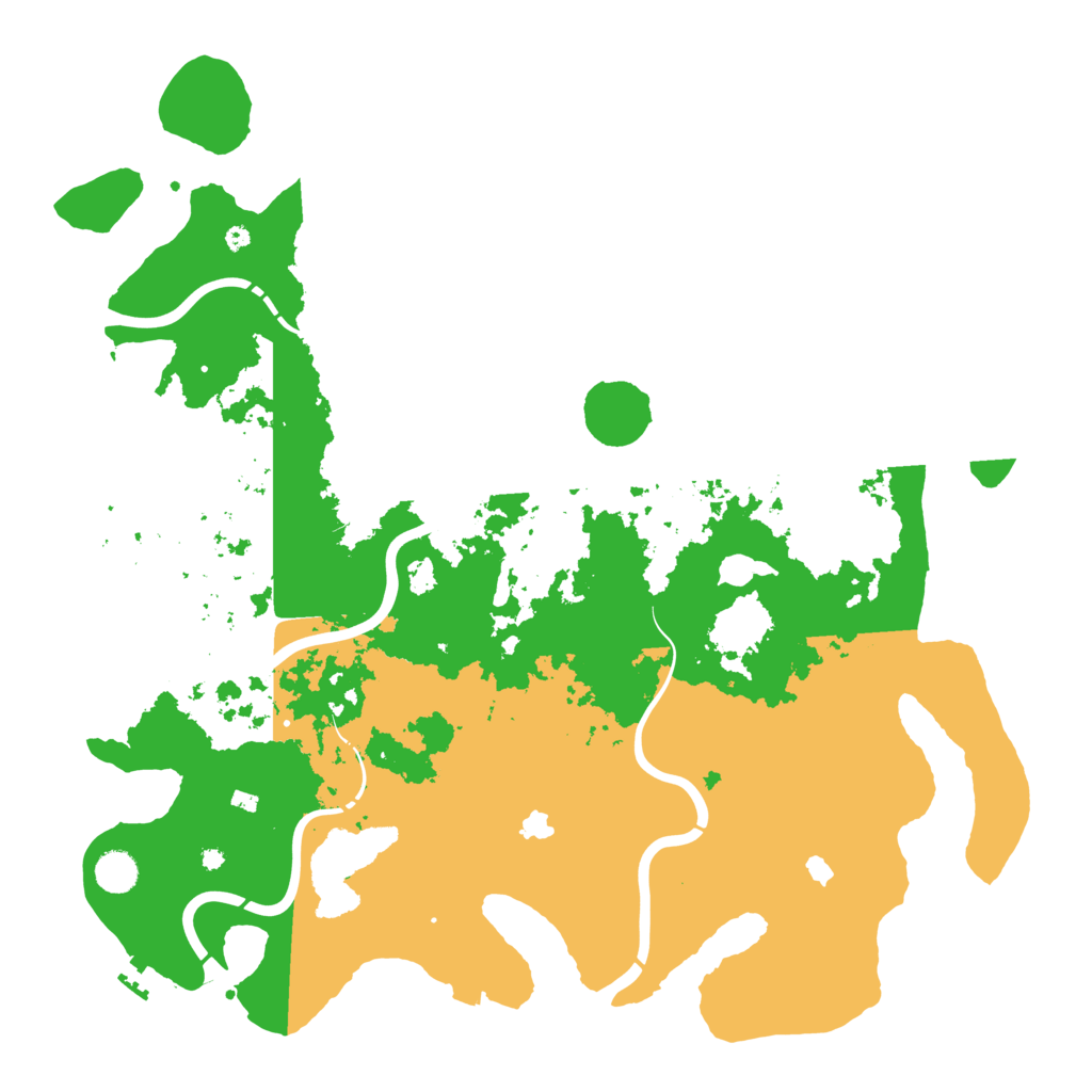 Biome Rust Map: Procedural Map, Size: 4500, Seed: 251234