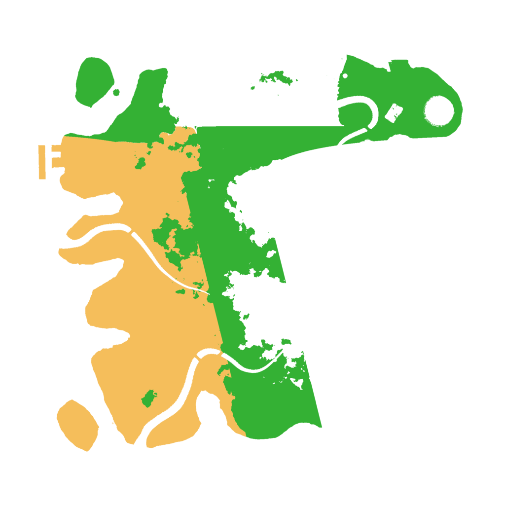 Biome Rust Map: Procedural Map, Size: 3000, Seed: 456078789