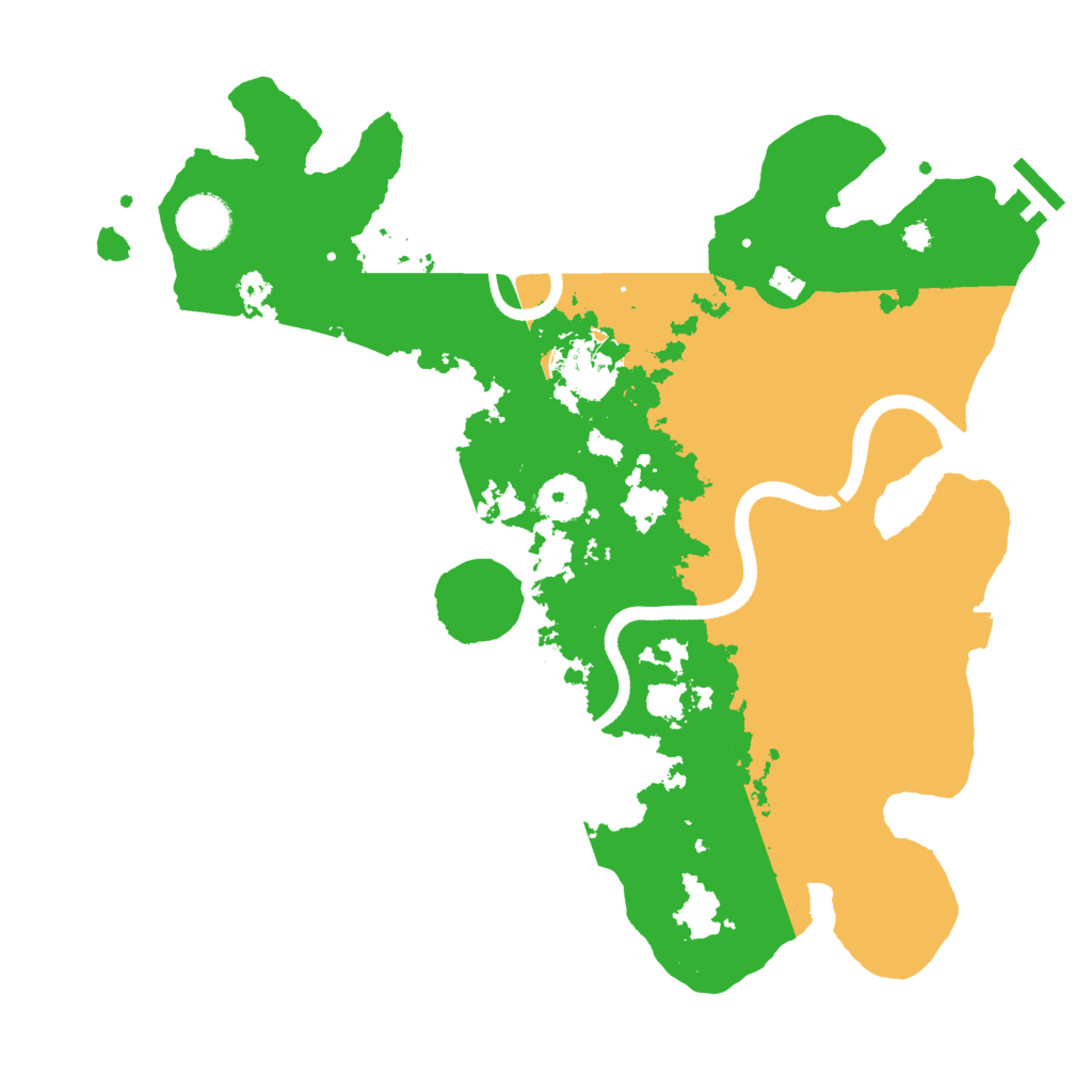 Biome Rust Map: Procedural Map, Size: 3500, Seed: 177668361