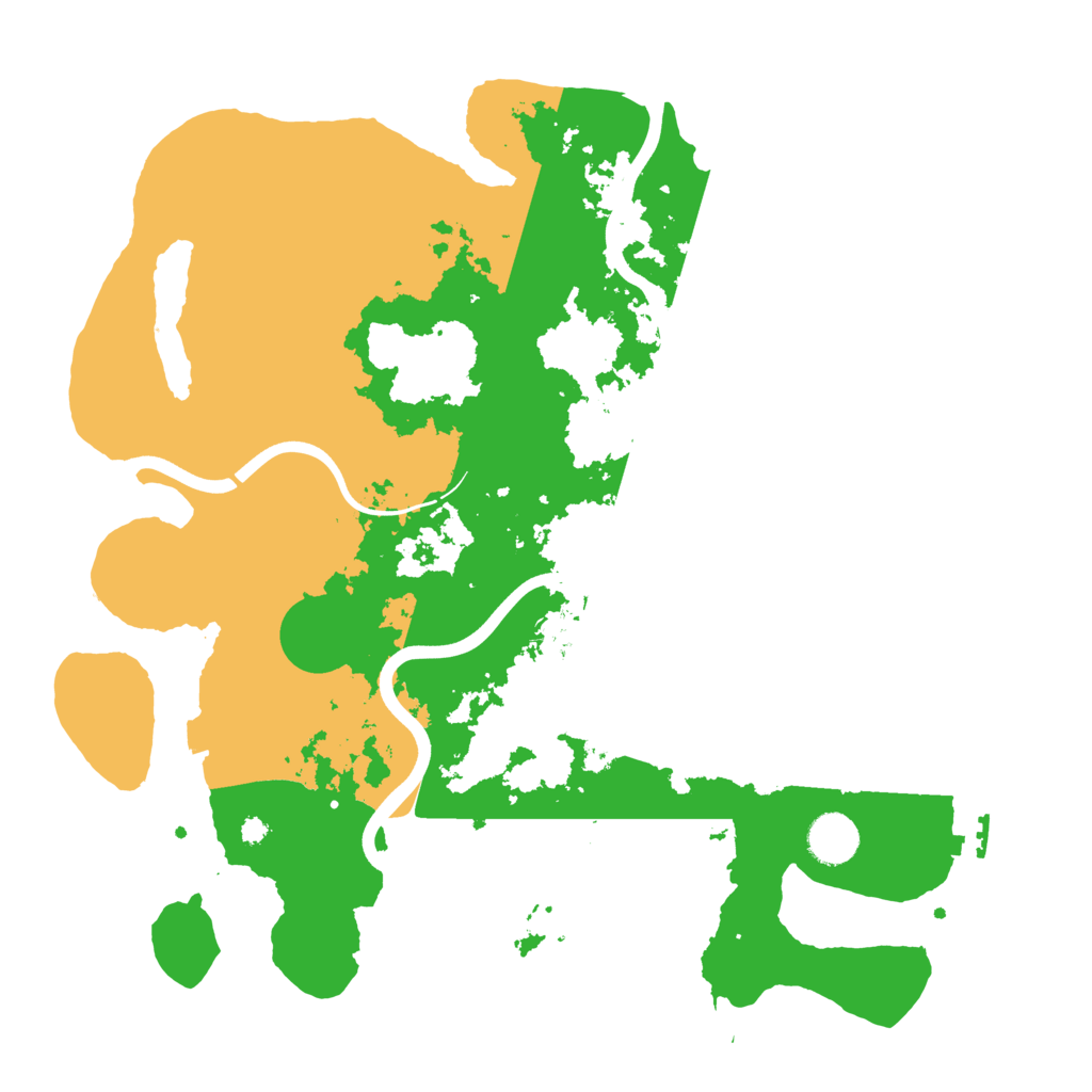 Biome Rust Map: Procedural Map, Size: 3750, Seed: 1827416309