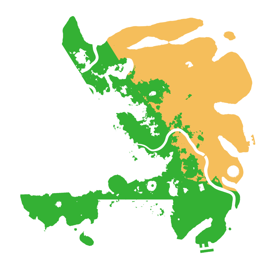 Biome Rust Map: Procedural Map, Size: 4000, Seed: 634417587