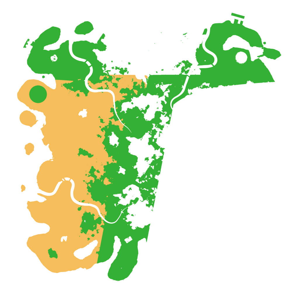Biome Rust Map: Procedural Map, Size: 4500, Seed: 1421865360