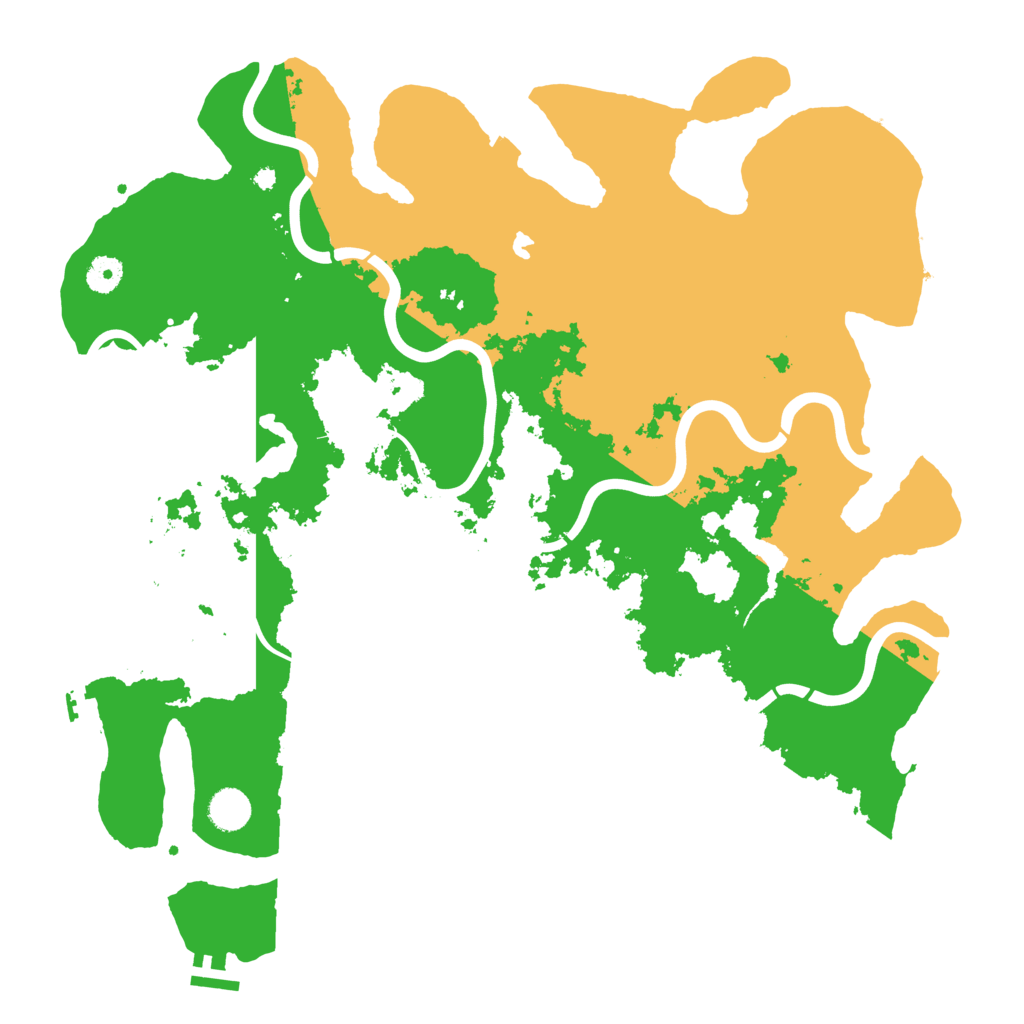 Biome Rust Map: Procedural Map, Size: 4250, Seed: 669039719