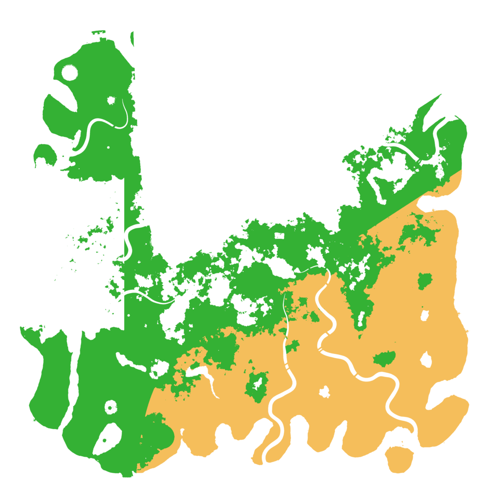 Biome Rust Map: Procedural Map, Size: 5500, Seed: 992576754