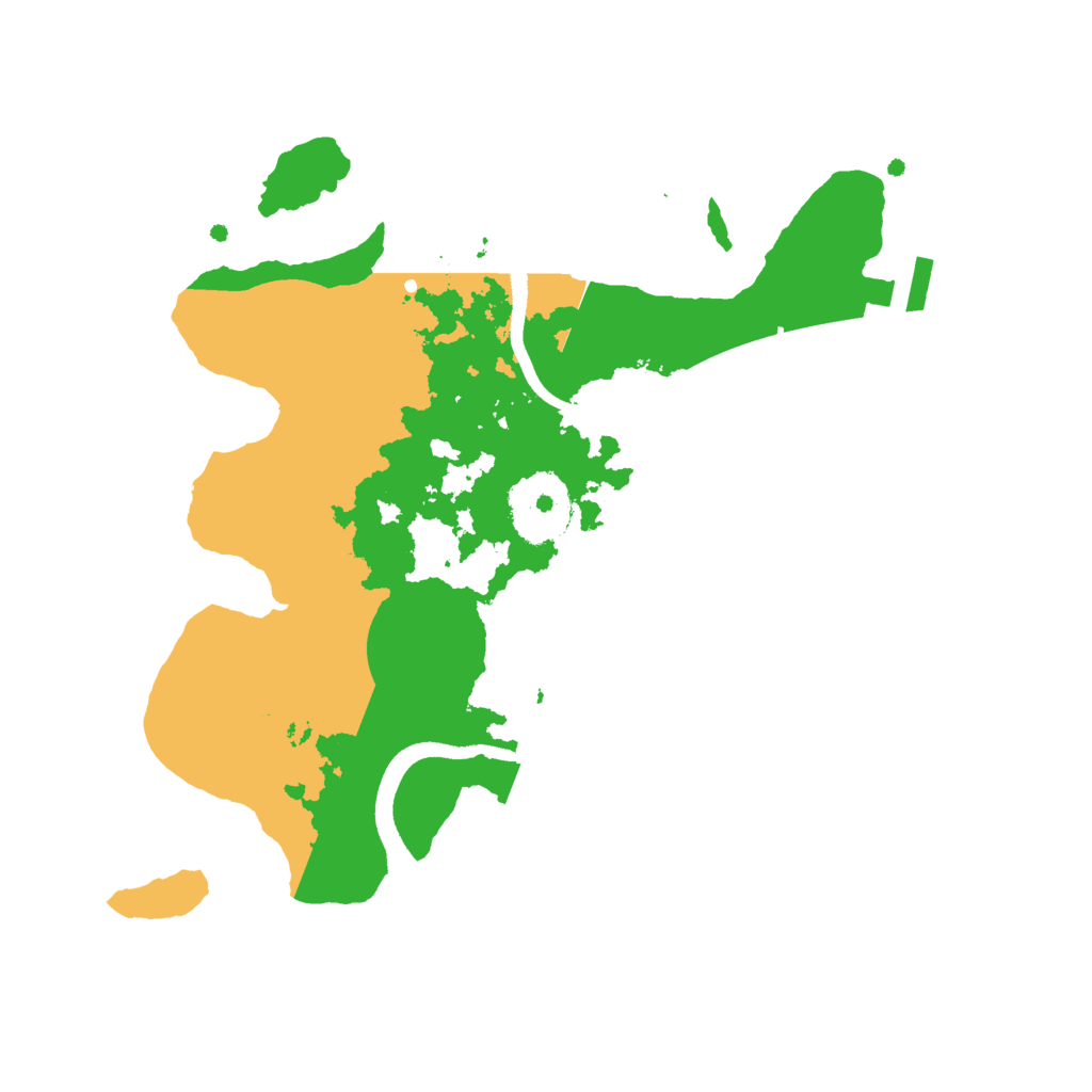 Biome Rust Map: Procedural Map, Size: 2500, Seed: 1538022084