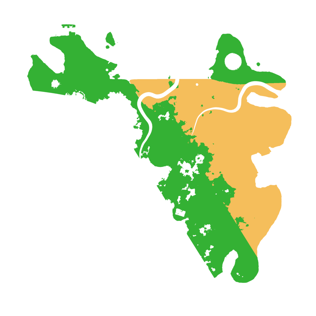 Biome Rust Map: Procedural Map, Size: 3500, Seed: 648275