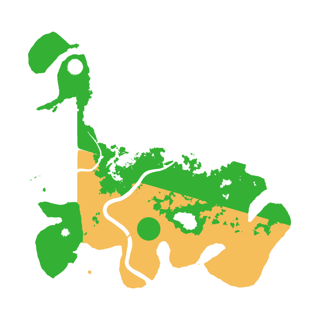 Biome Rust Map: Procedural Map, Size: 3500, Seed: 515886969