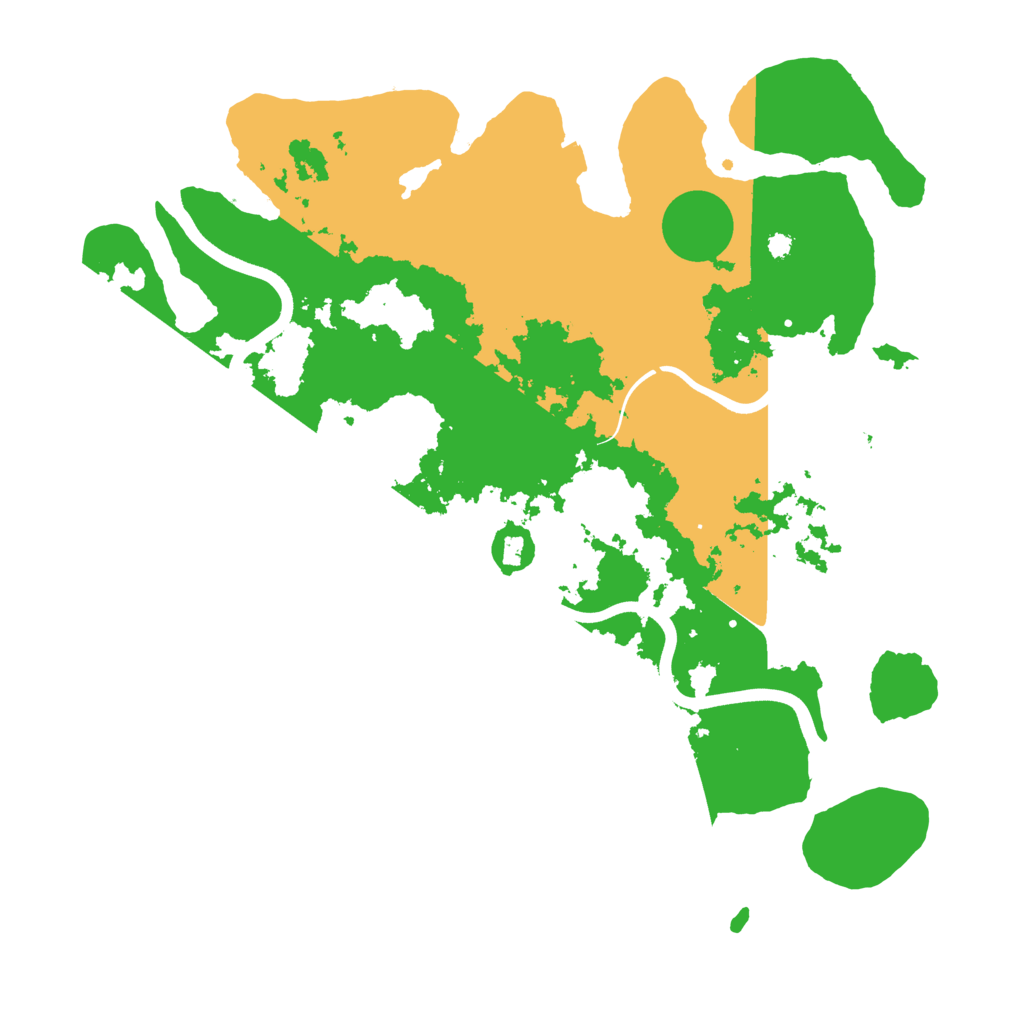 Biome Rust Map: Procedural Map, Size: 3800, Seed: 882209895