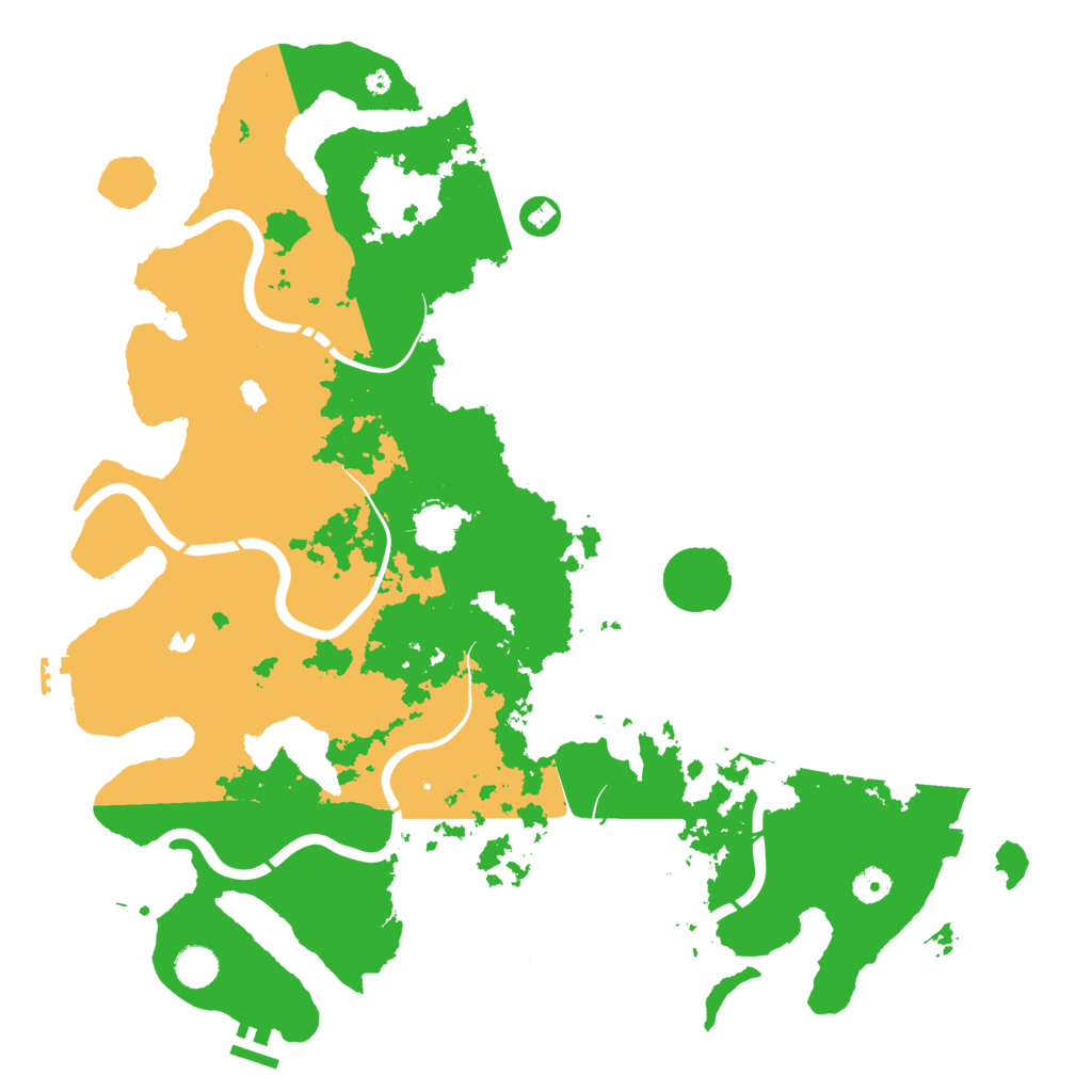Biome Rust Map: Procedural Map, Size: 4500, Seed: 2052186086