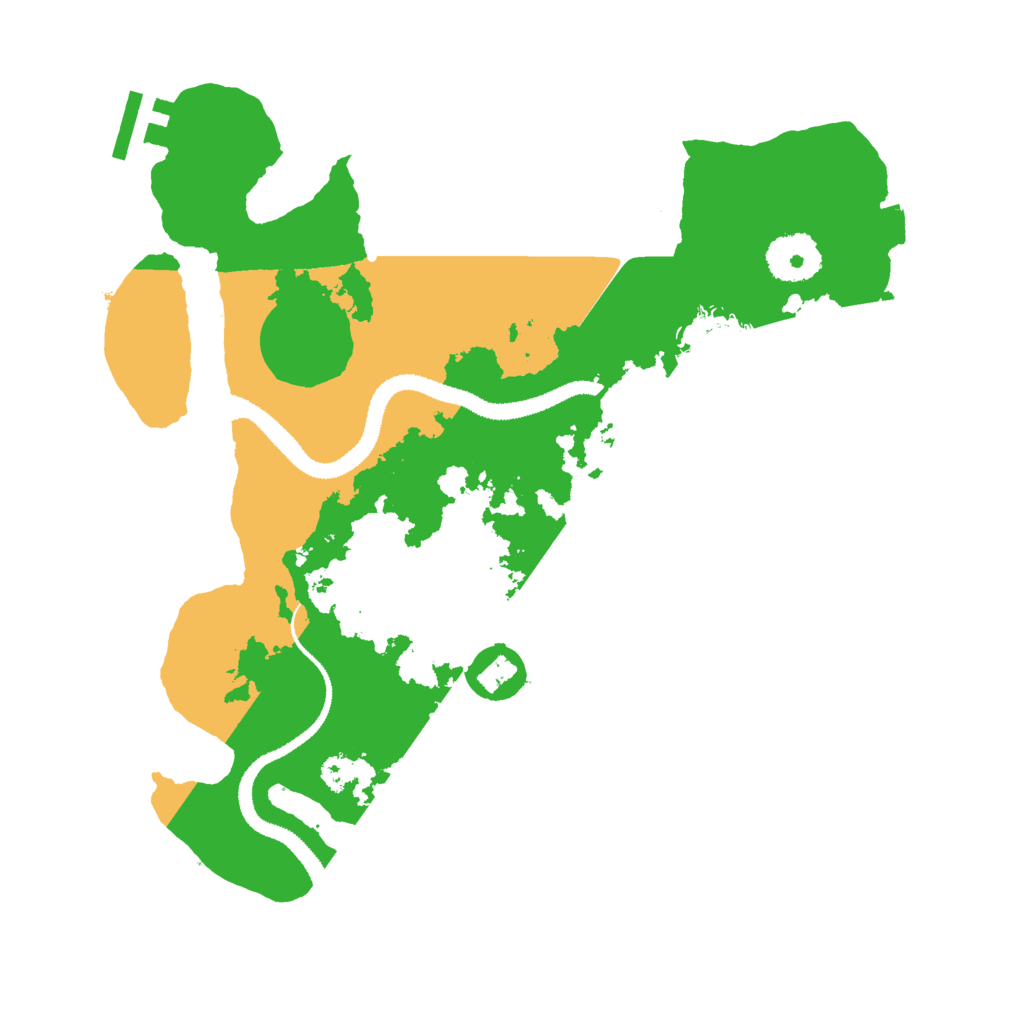 Biome Rust Map: Procedural Map, Size: 3000, Seed: 389629902