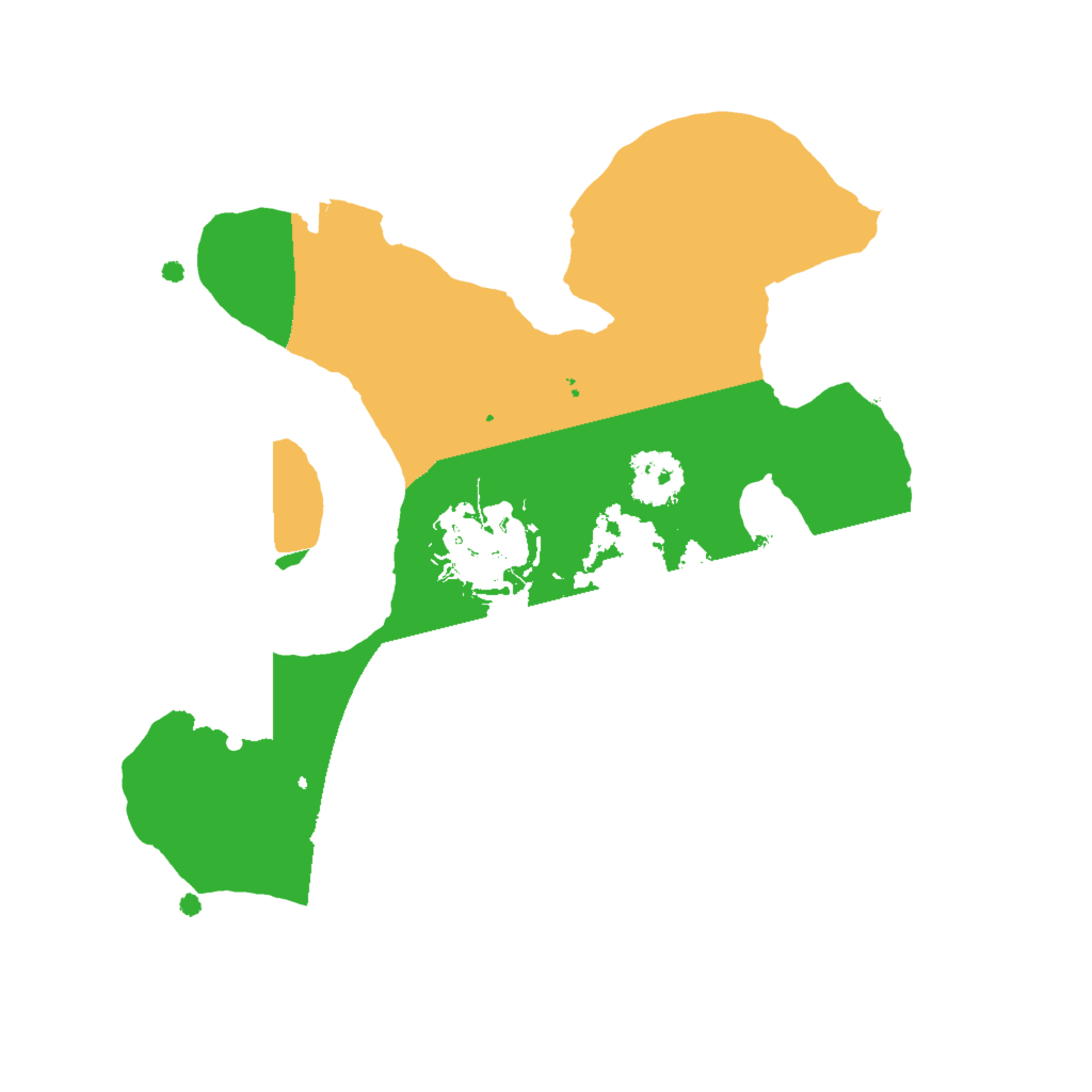 Biome Rust Map: Procedural Map, Size: 2000, Seed: 424698117