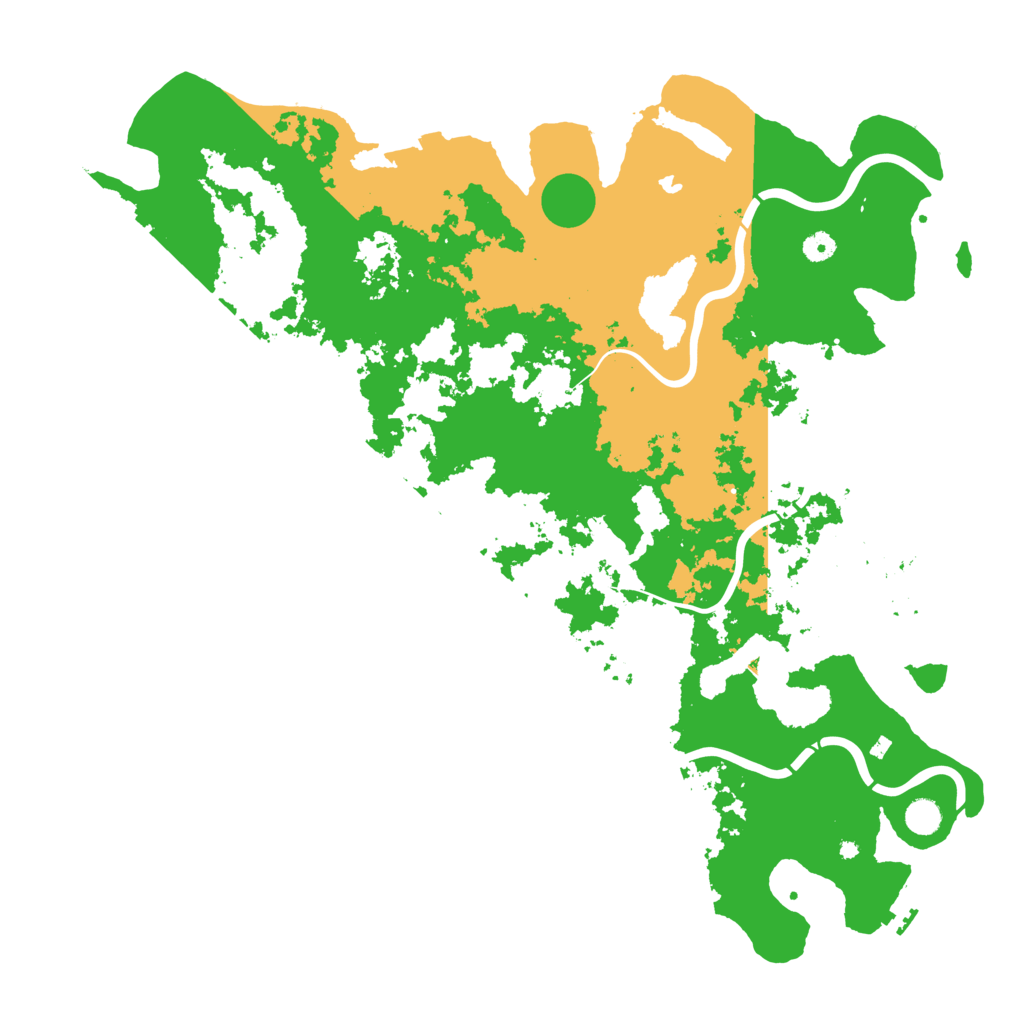 Biome Rust Map: Procedural Map, Size: 5000, Seed: 943161216