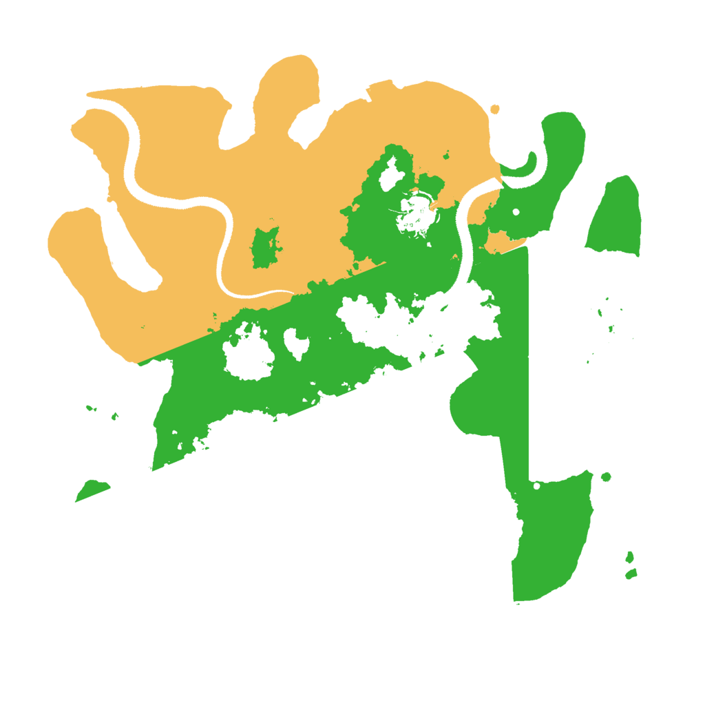 Biome Rust Map: Procedural Map, Size: 3000, Seed: 1498509037