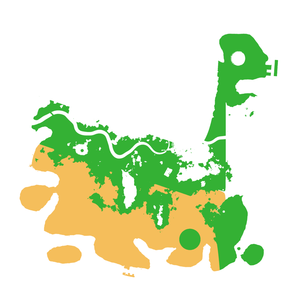 Biome Rust Map: Procedural Map, Size: 3750, Seed: 28837168