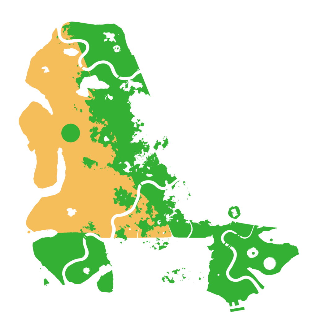 Biome Rust Map: Procedural Map, Size: 4500, Seed: 1188383827