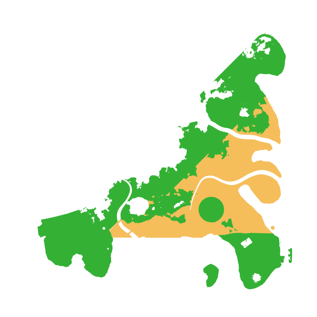 Biome Rust Map: Procedural Map, Size: 3300, Seed: 1307723058