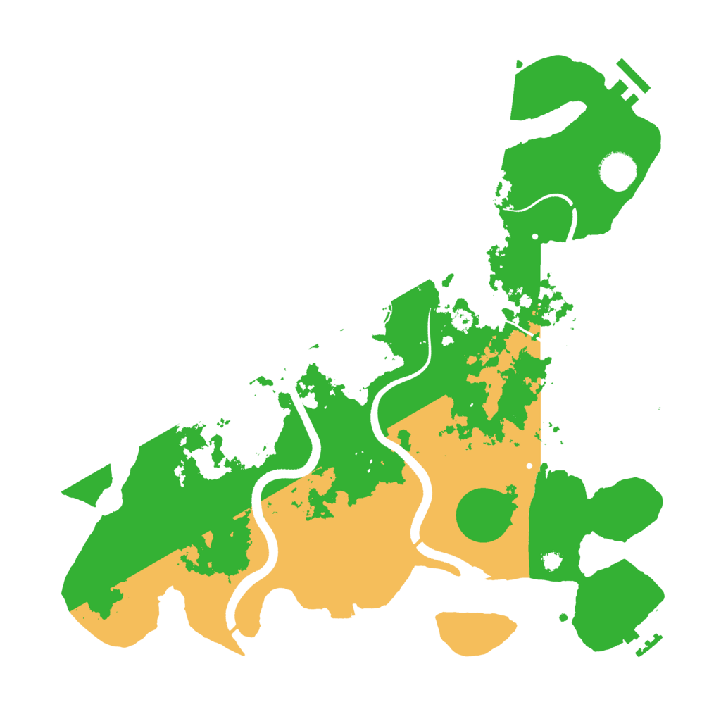 Biome Rust Map: Procedural Map, Size: 3500, Seed: 1587776838