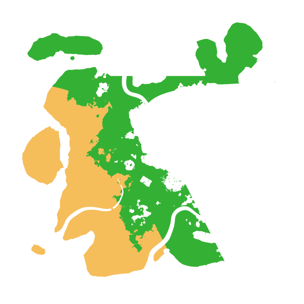 Biome Rust Map: Procedural Map, Size: 3000, Seed: 620397955