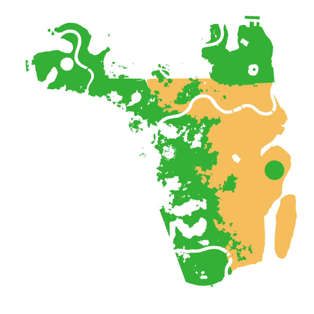 Biome Rust Map: Procedural Map, Size: 4250, Seed: 546132578