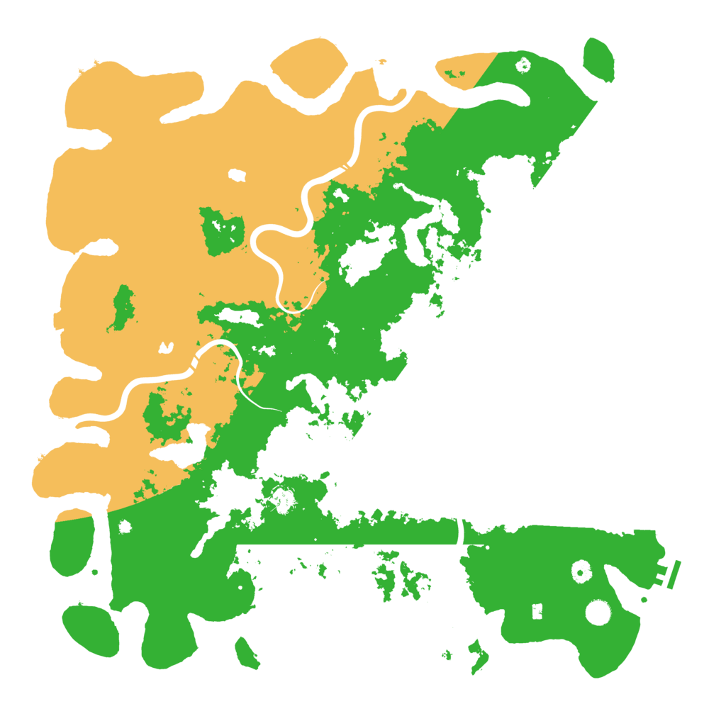 Biome Rust Map: Procedural Map, Size: 5000, Seed: 1908047866