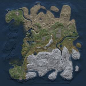 Thumbnail Rust Map: Procedural Map, Size: 4250, Seed: 1240480912, 16 Monuments