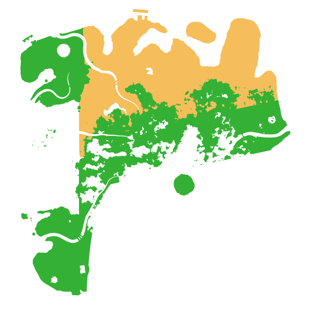 Biome Rust Map: Procedural Map, Size: 4250, Seed: 1240480912