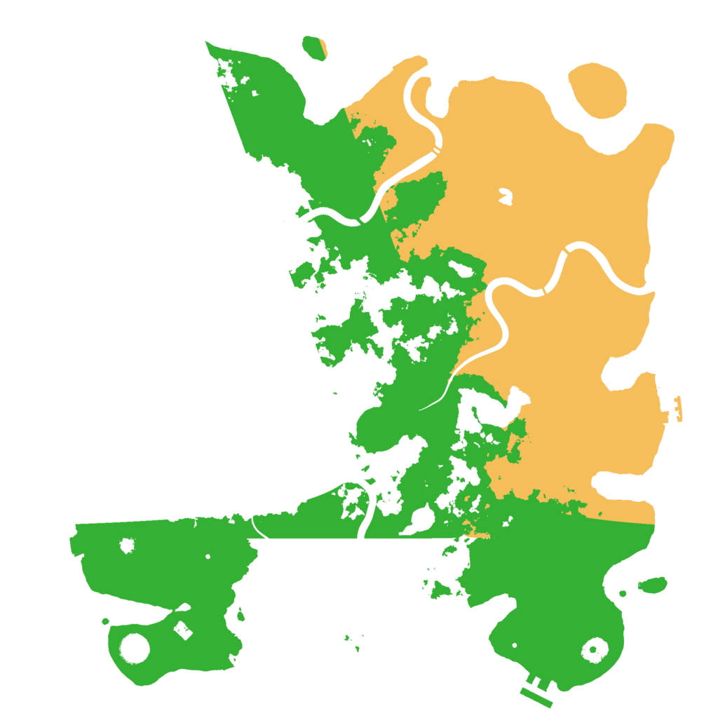 Biome Rust Map: Procedural Map, Size: 4250, Seed: 92231465