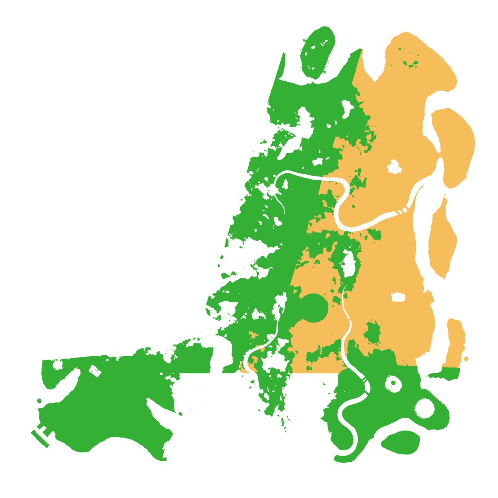 Biome Rust Map: Procedural Map, Size: 4500, Seed: 1023469563
