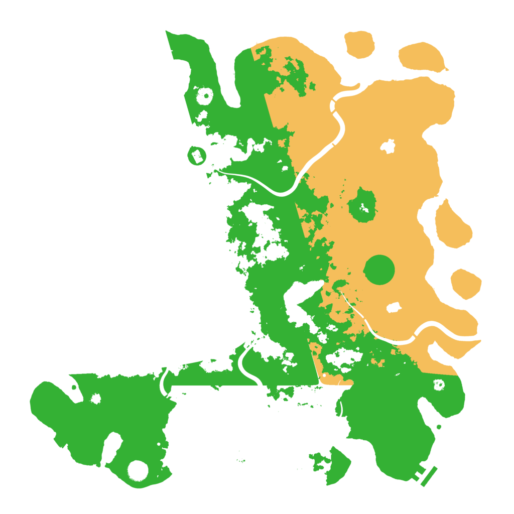Biome Rust Map: Procedural Map, Size: 4500, Seed: 1576686191