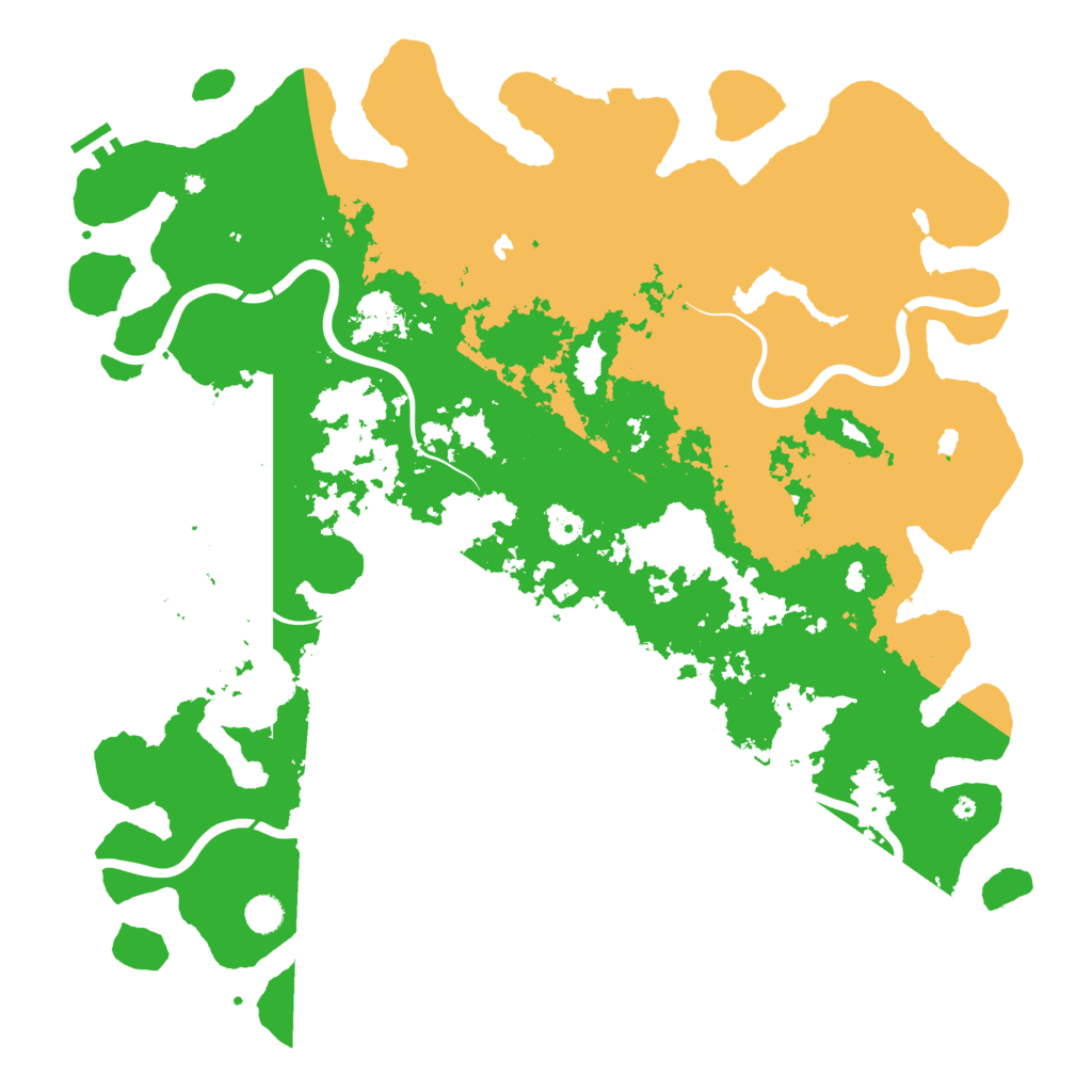 Biome Rust Map: Procedural Map, Size: 5000, Seed: 257368991