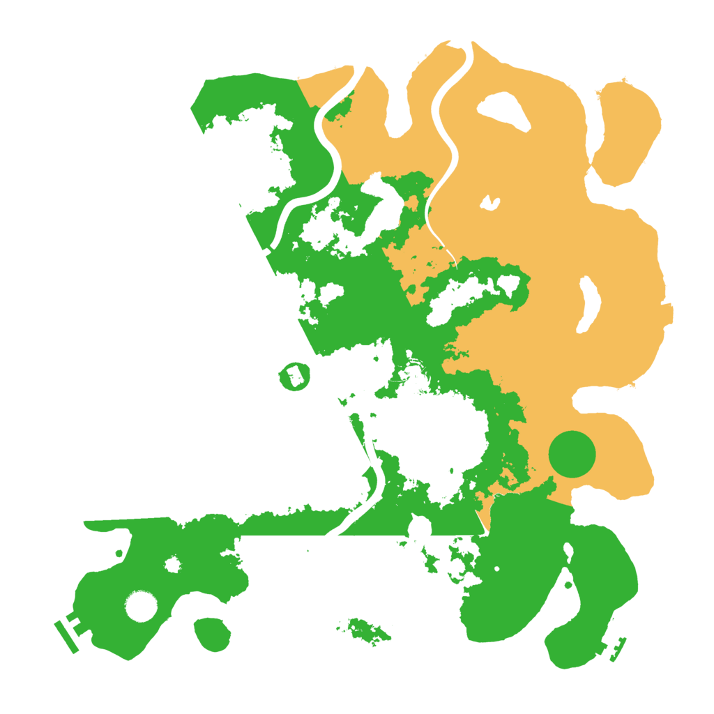 Biome Rust Map: Procedural Map, Size: 4000, Seed: 623053110