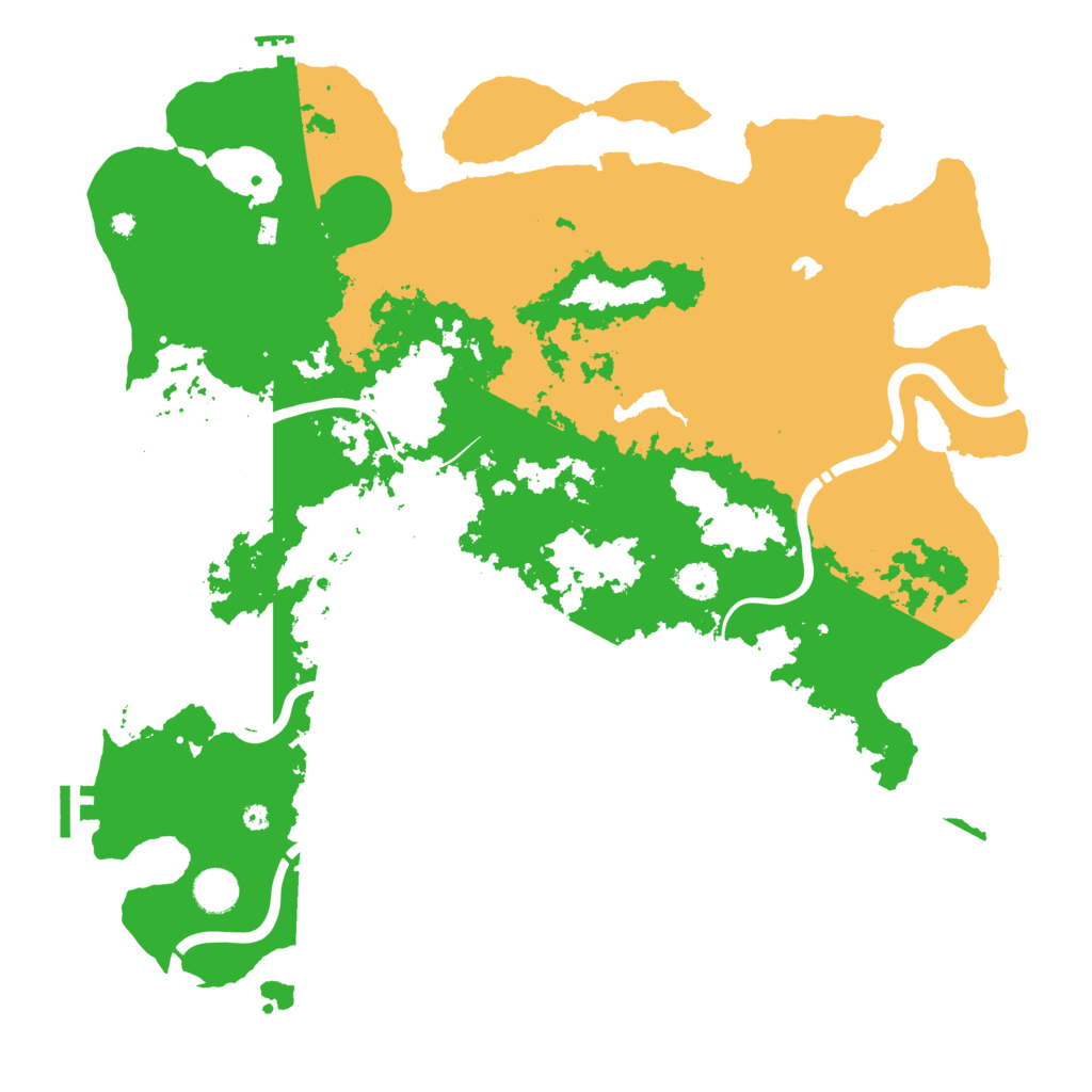 Biome Rust Map: Procedural Map, Size: 4250, Seed: 339553795