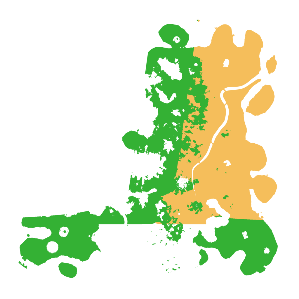 Biome Rust Map: Procedural Map, Size: 4500, Seed: 73424213