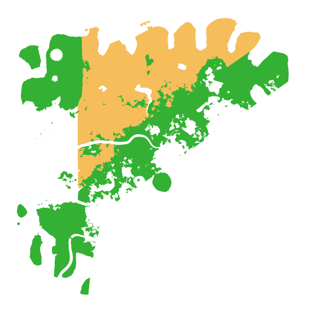 Biome Rust Map: Procedural Map, Size: 4500, Seed: 1539870744
