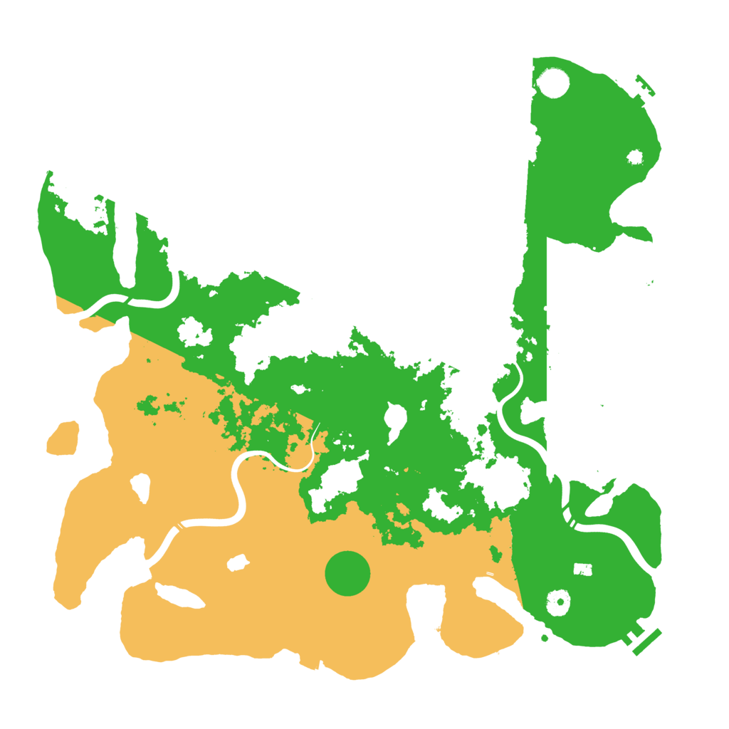 Biome Rust Map: Procedural Map, Size: 4250, Seed: 1289664256