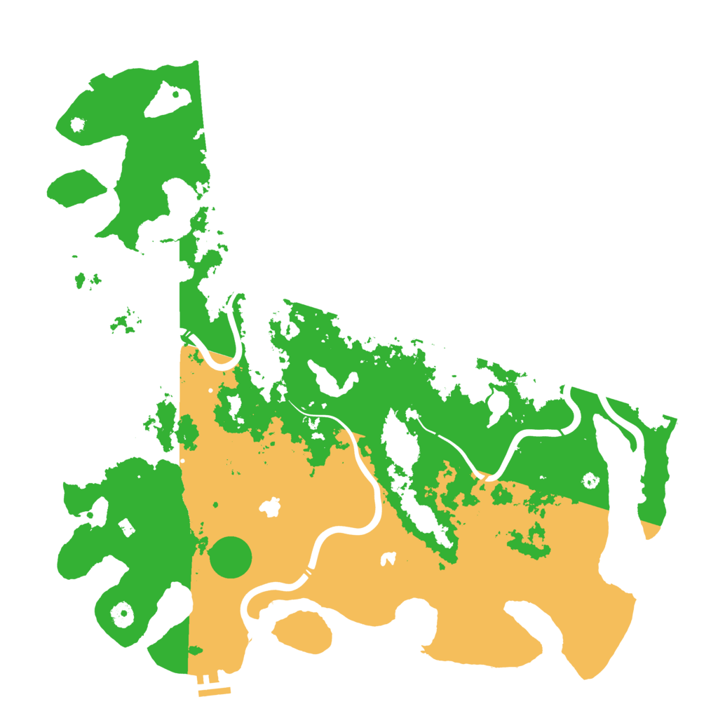 Biome Rust Map: Procedural Map, Size: 4500, Seed: 2055285999