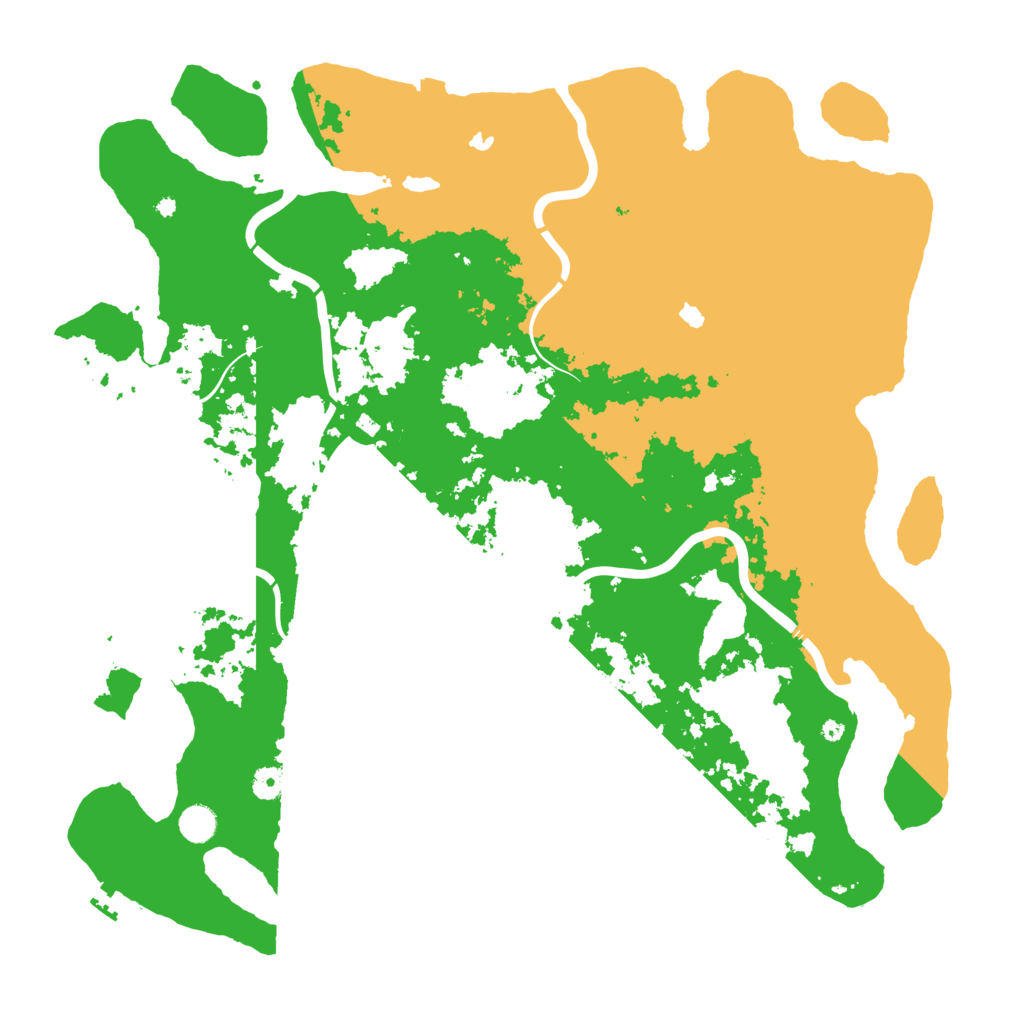 Biome Rust Map: Procedural Map, Size: 4800, Seed: 71550
