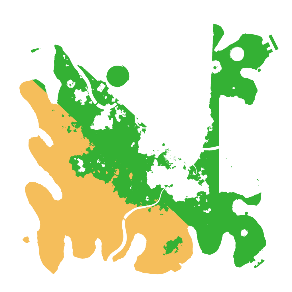 Biome Rust Map: Procedural Map, Size: 3650, Seed: 26875398