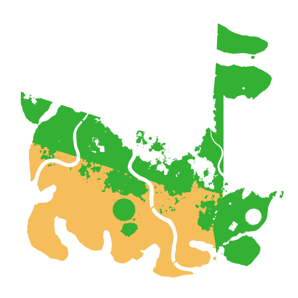 Biome Rust Map: Procedural Map, Size: 3500, Seed: 1493228491